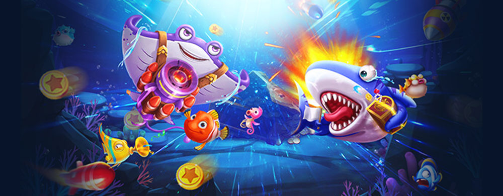 ฉากเกมยิงปลาสำหรับเลือกจากล็อบบี้ rm6
